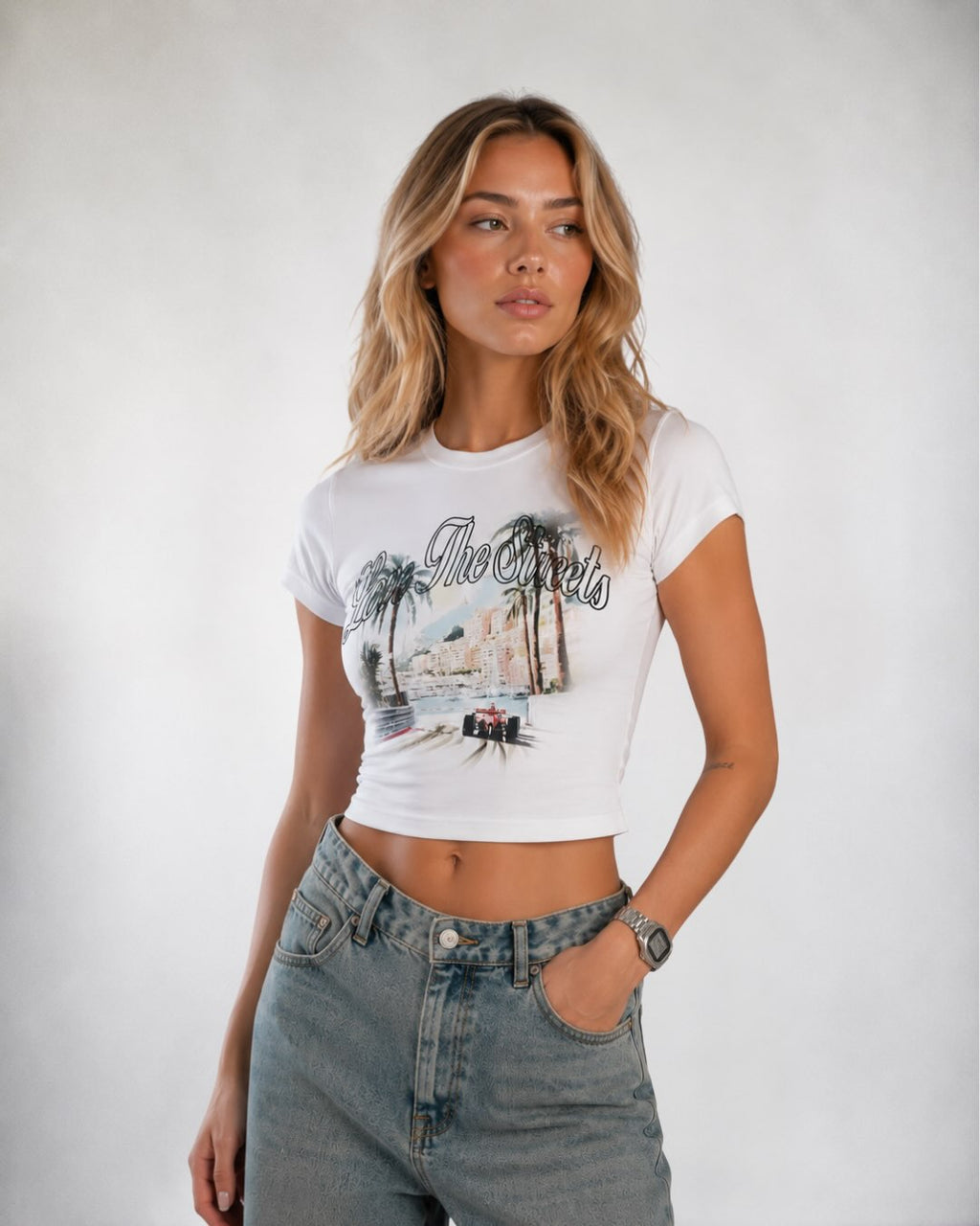 Monte Carlo Cropped Tee
