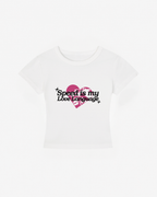 Speed is My Love Language Cropped Tee