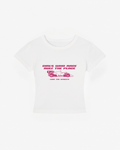Girls Who Race Rule Place Cropped Tee