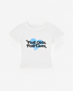 Fast Girls Fast Lives Cropped Tee
