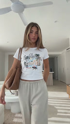 Monte Carlo Cropped Tee