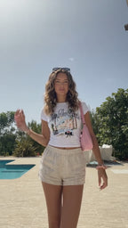 Monte Carlo Cropped Tee